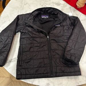 Kids Patagonia Black Nano Puff - S 7/8